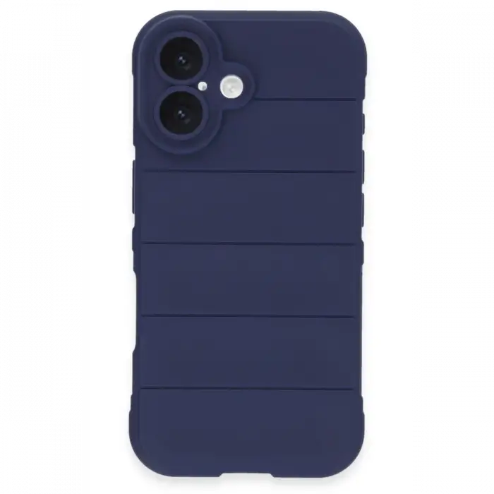 Newface iPhone 16 Kılıf Optimum Silikon - Lacivert