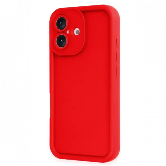 Newface iPhone 16 Kılıf Viera Silikon - Kırmızı