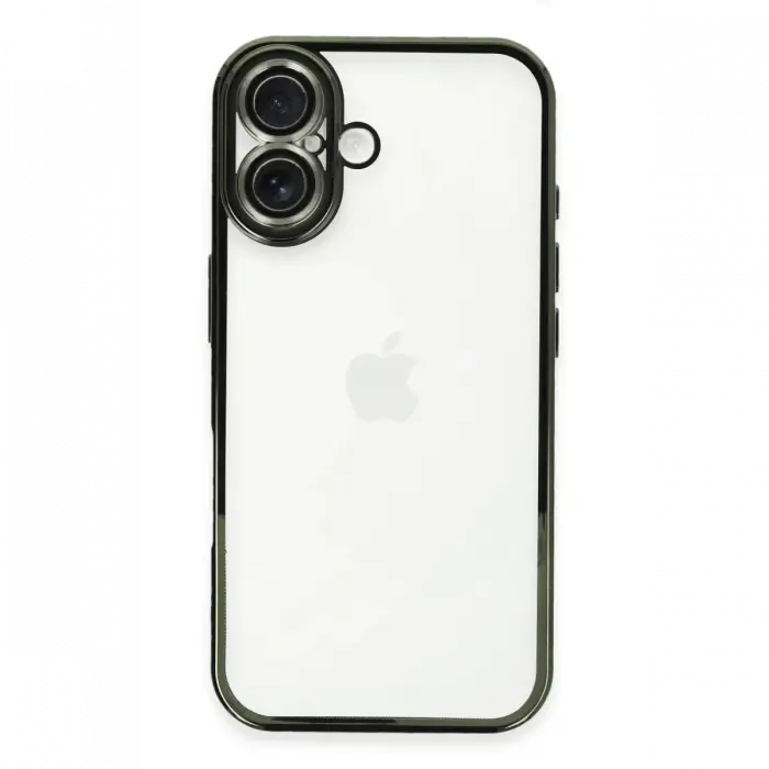 Newface iPhone 16 Plus Kılıf Razer Lensli Silikon - Yeşil