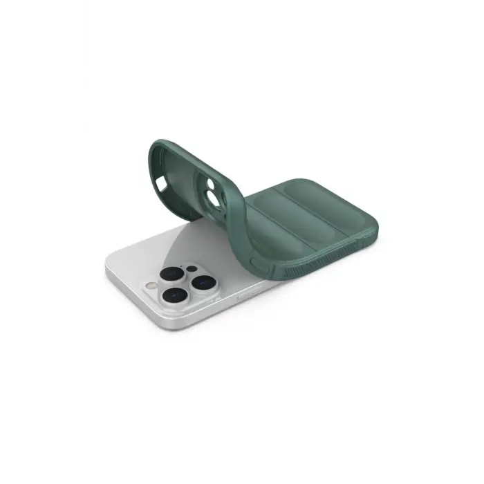 Newface iPhone 16 Pro Kılıf Optimum Silikon - Koyu Yeşil