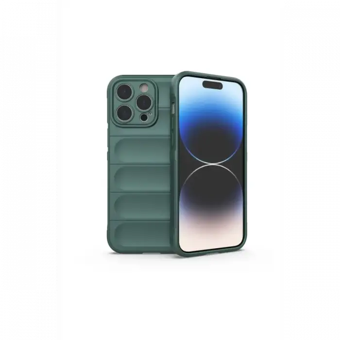 Newface iPhone 16 Pro Kılıf Optimum Silikon - Koyu Yeşil