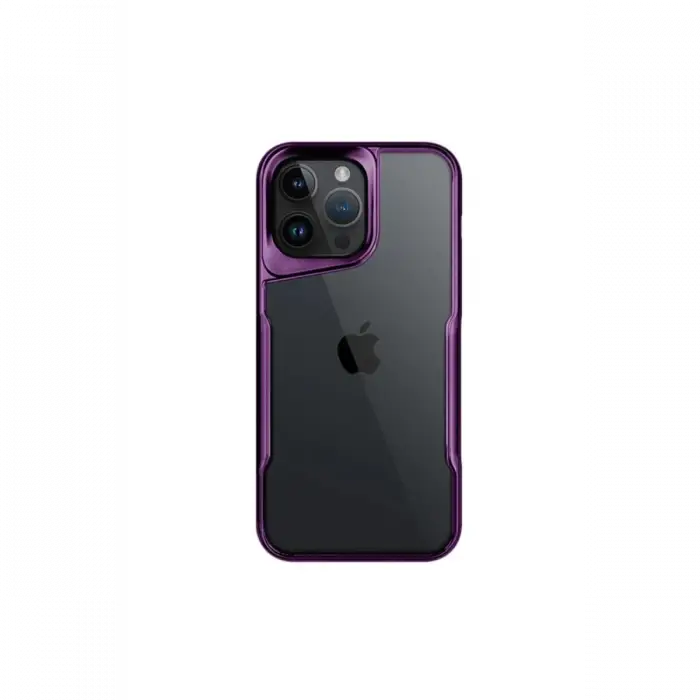 Newface iPhone 16 Pro Max Kılıf Boyi Silikon Kapak - Derin Mor
