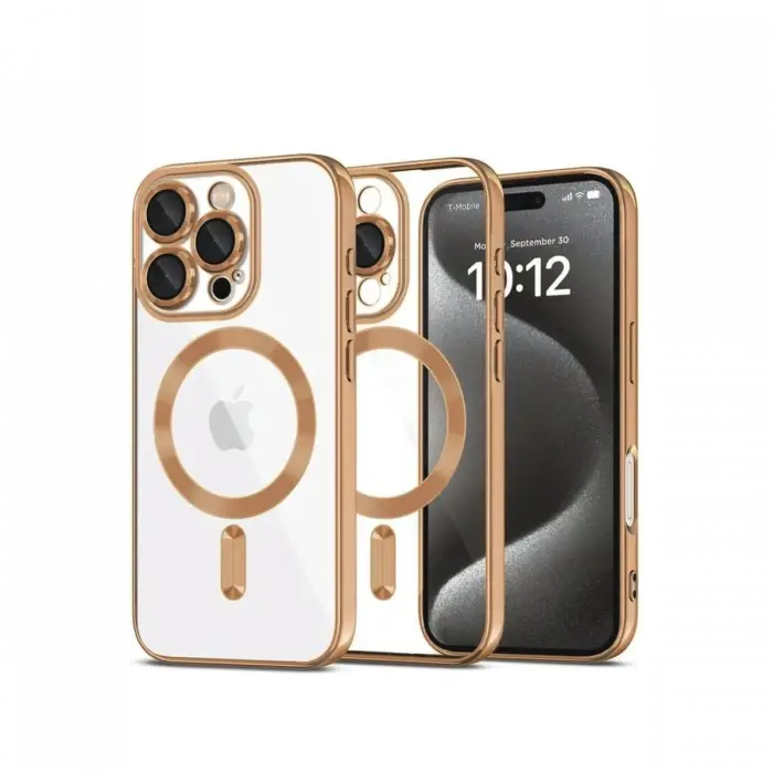 Newface iPhone 16 Pro Max Kılıf Kross Magneticsafe Kapak - Çöl Titanyum