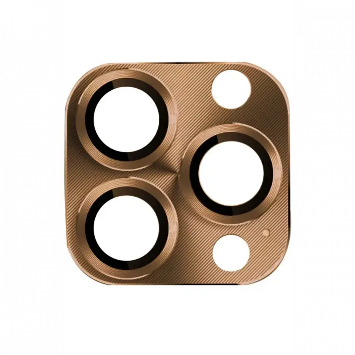 Newface iPhone 16 Pro Max Pers Alüminyum Kamera Lens - Desert