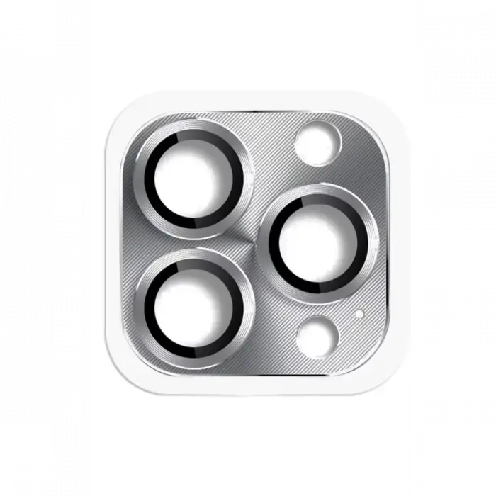 Newface iPhone 16 Pro Max Pers Alüminyum Kamera Lens - Gri