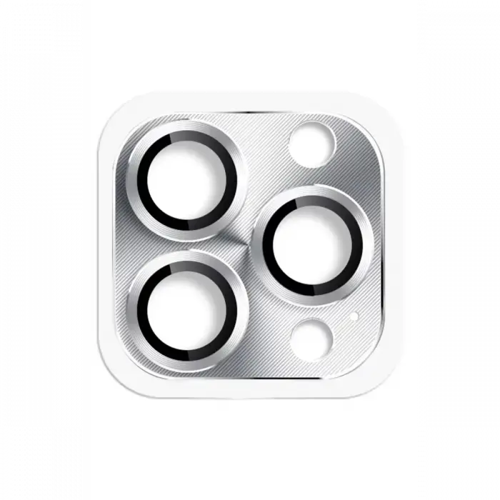 Newface iPhone 16 Pro Max Pers Alüminyum Kamera Lens - Gümüş