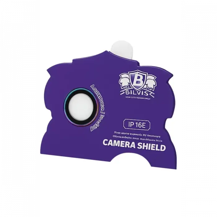 Newface Apple iPhone 16E Bilvis Titan Kamera Lens - Rainbow