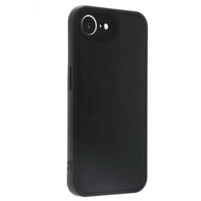 Newface Apple iPhone 16E Kılıf Aras Deri Kapak - Siyah