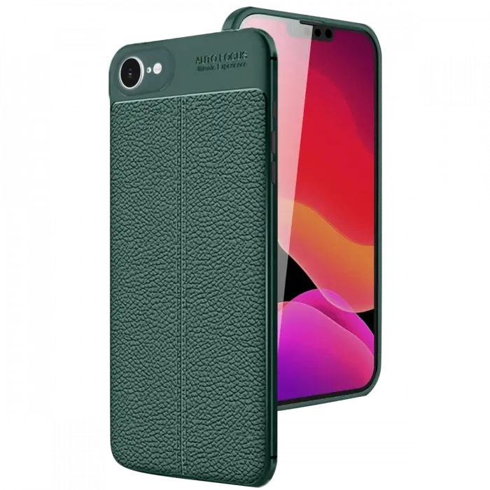 Newface iPhone 16E Kılıf Auto Focus Kapak - Koyu Yeşil