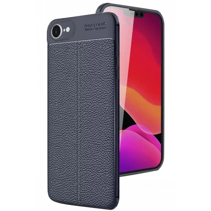 Newface Apple iPhone 16E Kılıf Auto Focus Kapak - Lacivert