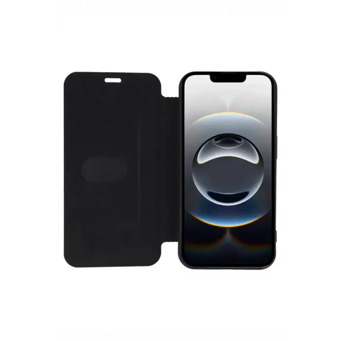 Newface Apple iPhone 16E Kılıf Flip Cover - Lacivert