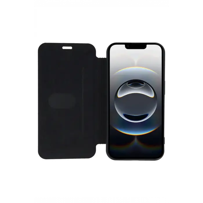 Newface iPhone 16E Kılıf Flip Cover - Taba