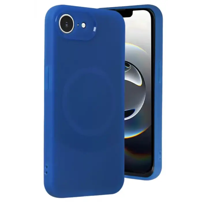 Newface Apple iPhone 16E Kılıf Maya Karbon Kapak - Lacivert