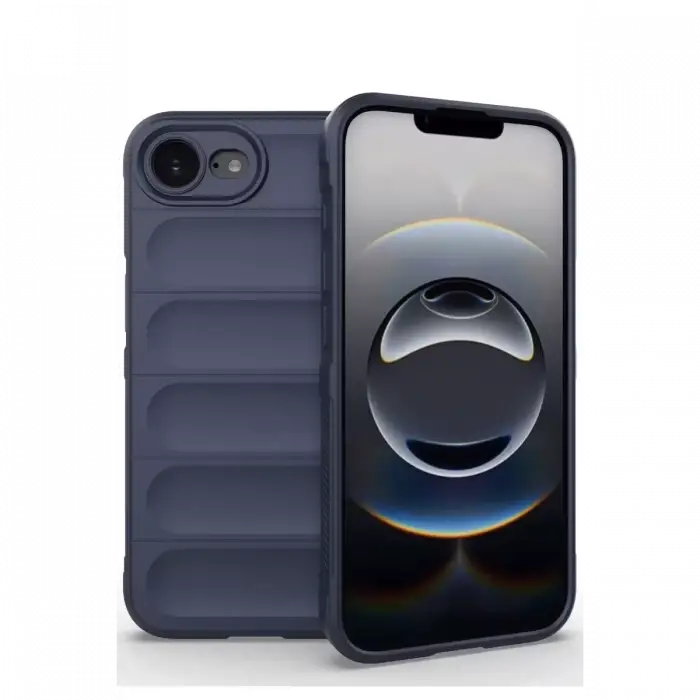 Newface Apple iPhone 16E Kılıf Optimum Silikon - Lacivert