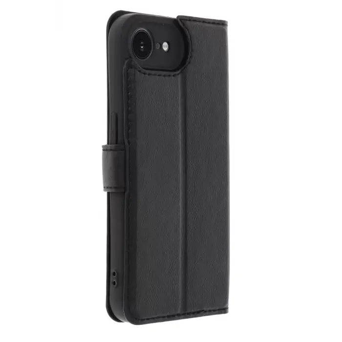 Newface Apple iPhone 16E Kılıf Trend S Plus Kapaklı Kılıf - Siyah