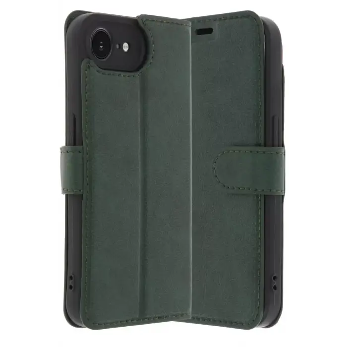 Newface Apple iPhone 16E Kılıf Trend S Plus Kapaklı Kılıf - Yeşil