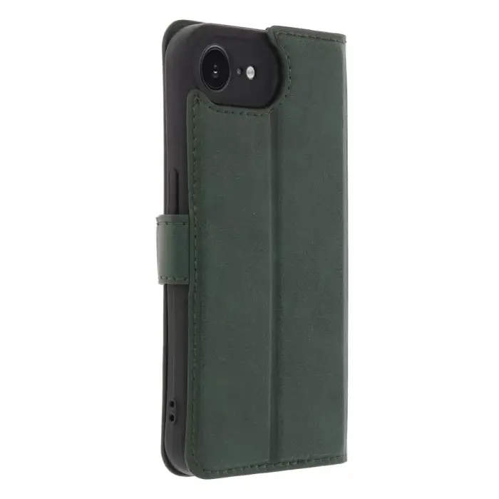 Newface Apple iPhone 16E Kılıf Trend S Plus Kapaklı Kılıf - Yeşil