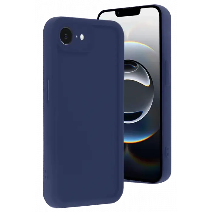 Newface Apple iPhone 16E Kılıf Viera Silikon - Lacivert