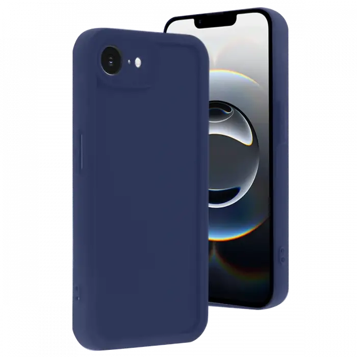 Newface iPhone 16E Kılıf Viera Silikon - Lacivert