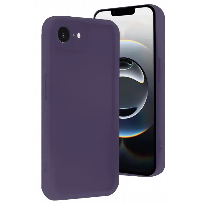 Newface Apple iPhone 16E Kılıf Viera Silikon - Mor