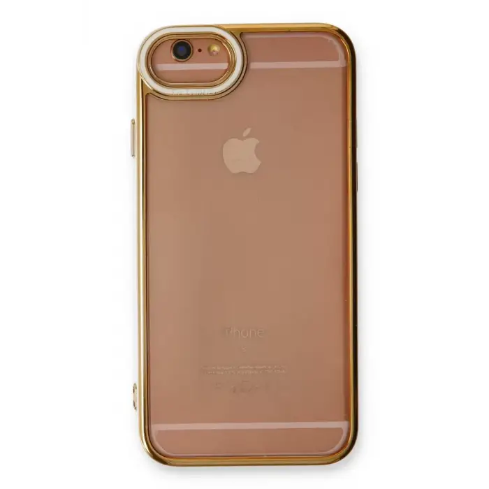 Newface Apple iPhone 6 Kılıf Liva Lens Silikon - Beyaz