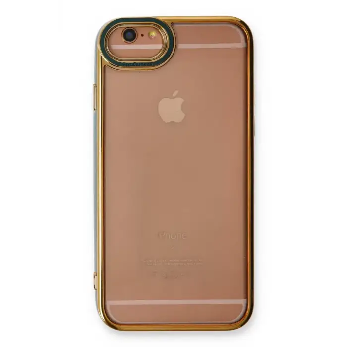 Newface Apple iPhone 6 Kılıf Liva Lens Silikon - Yeşil