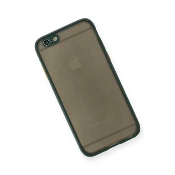 Newface Apple iPhone 6 Kılıf Montreal Silikon Kapak - Yeşil