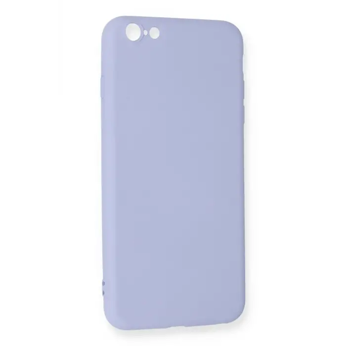 Newface iPhone 6 Plus Kılıf Nano içi Kadife Silikon - Lila