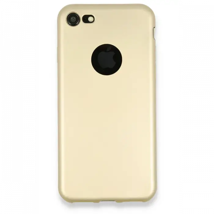 Newface iPhone 7 Kılıf First Silikon - Gold
