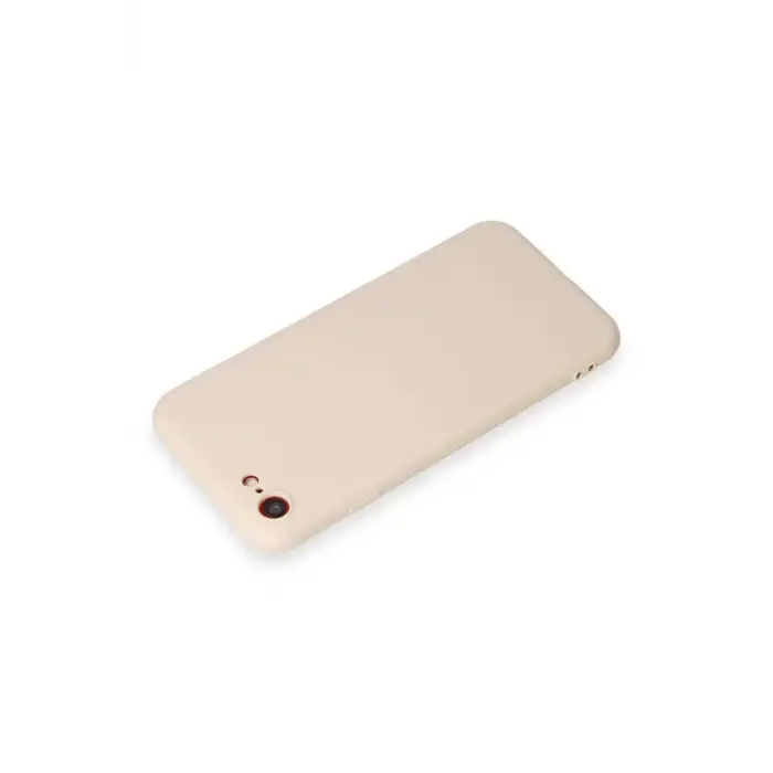 Newface Apple iPhone 7 Kılıf First Silikon - Krem