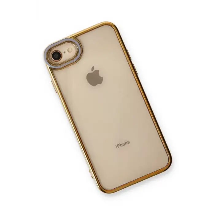 Newface iPhone 7 Kılıf Liva Lens Silikon - Lila