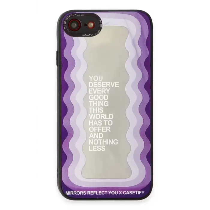 Newface Apple iPhone 7 Kılıf Mirror Desenli Kapak - Mirror - 5