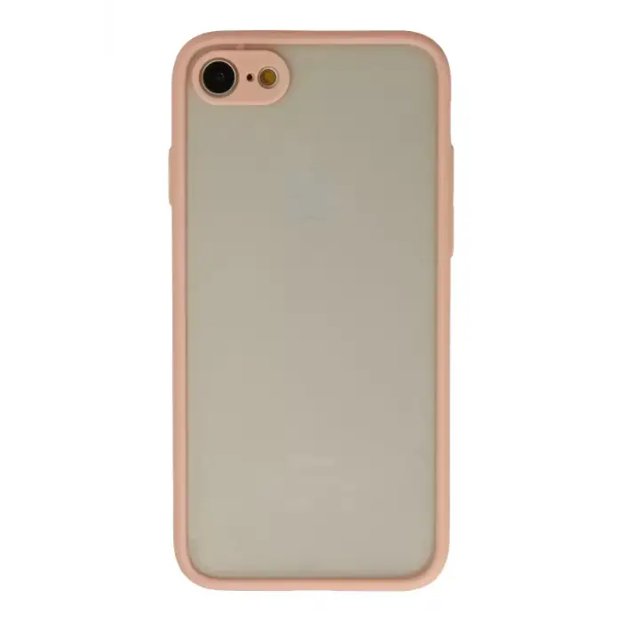 Newface Apple iPhone 7 Kılıf Montreal Silikon Kapak - Pembe