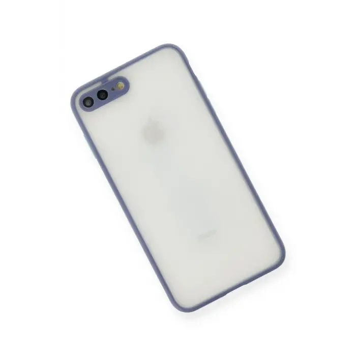 Newface iPhone 7 Plus Kılıf Montreal Silikon Kapak - Gri