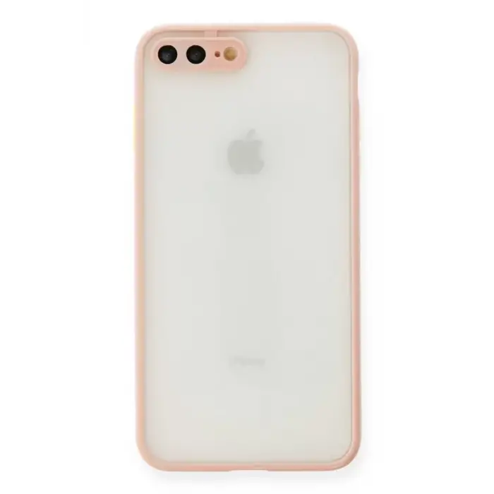 Newface Apple iPhone 7 Plus Kılıf Montreal Silikon Kapak - Pembe