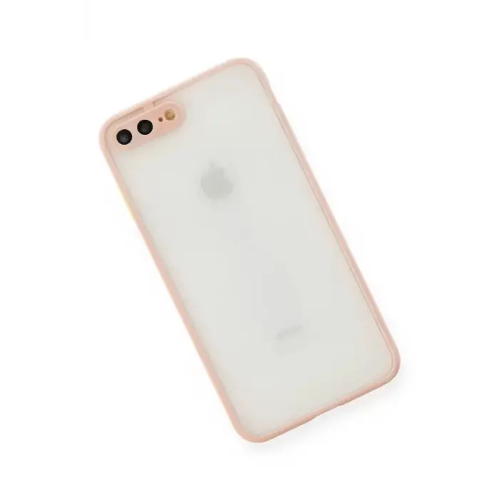 Newface Apple iPhone 7 Plus Kılıf Montreal Silikon Kapak - Pembe