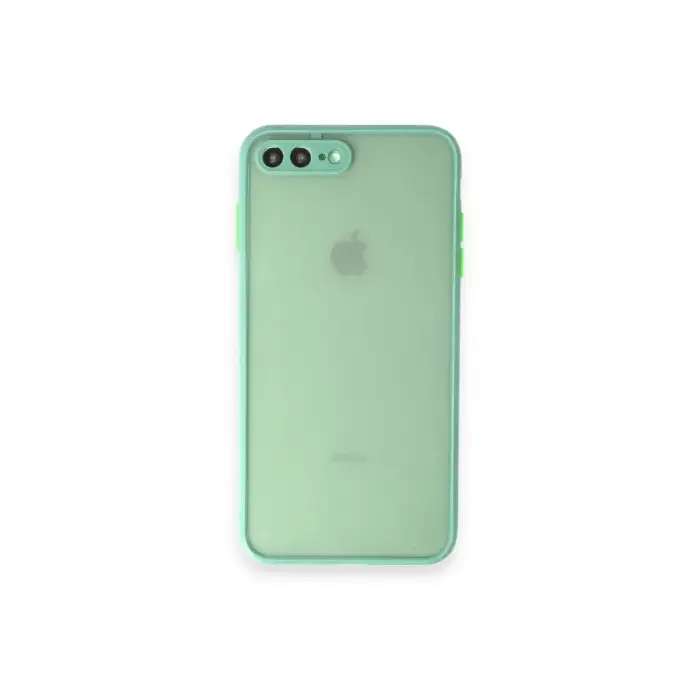 Newface Apple iPhone 7 Plus Kılıf Montreal Silikon Kapak - Turkuaz