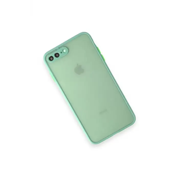 Newface Apple iPhone 7 Plus Kılıf Montreal Silikon Kapak - Turkuaz