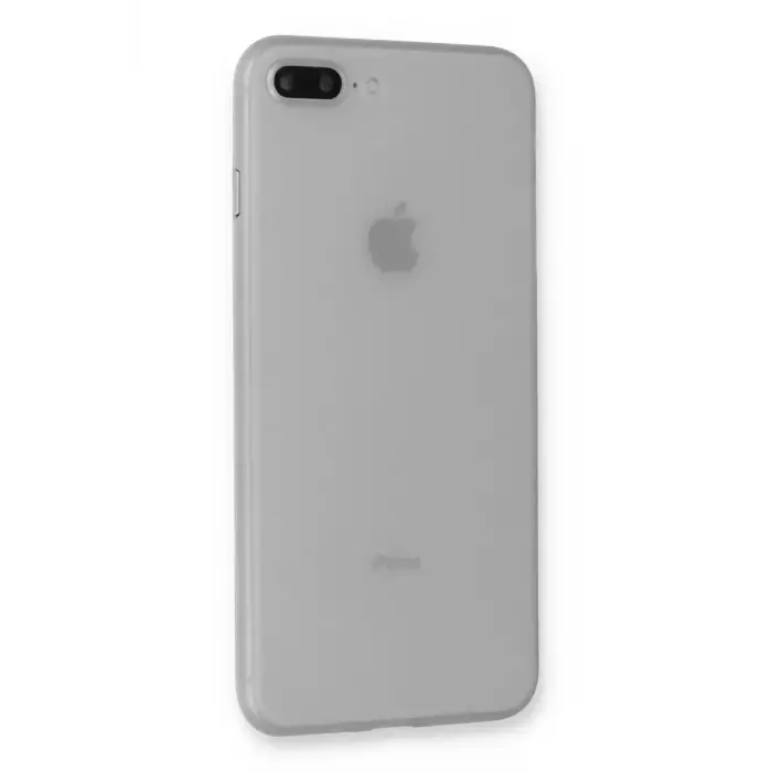 Newface Apple iPhone 7 Plus Kılıf PP Ultra İnce Kapak - Beyaz