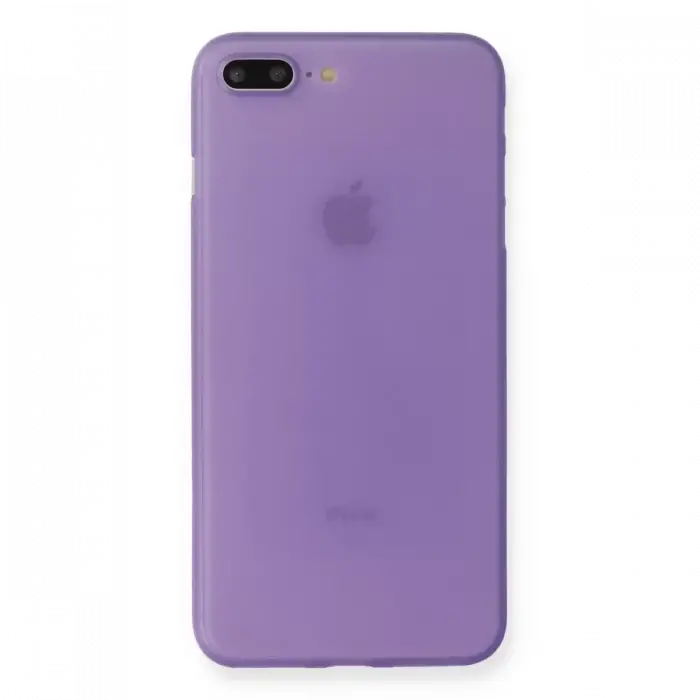 Newface Apple iPhone 7 Plus Kılıf PP Ultra İnce Kapak - Mor