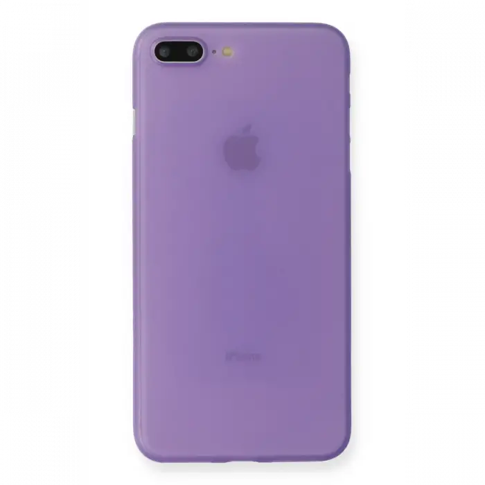 Newface iPhone 7 Plus Kılıf PP Ultra İnce Kapak - Mor