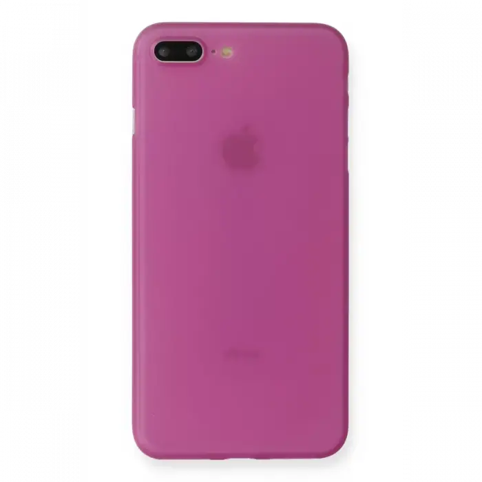 Newface Apple iPhone 7 Plus Kılıf PP Ultra İnce Kapak - Pembe