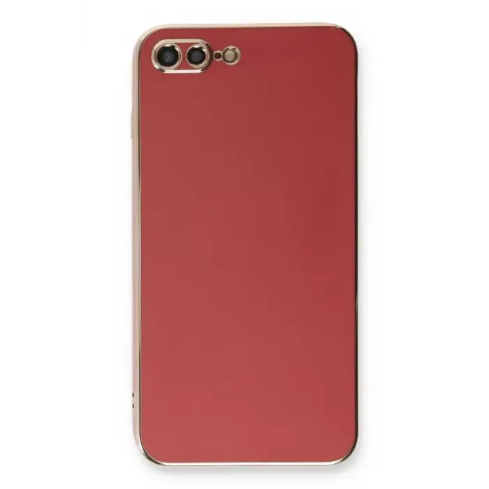 Newface Apple iPhone 7 Plus Kılıf Volet Silikon - Kırmızı