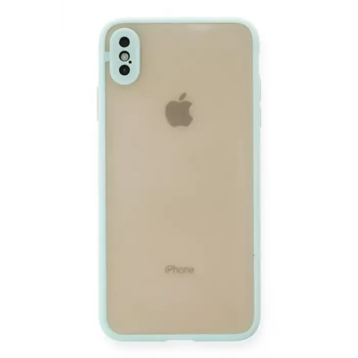 Newface Apple iPhone X Kılıf Montreal Silikon Kapak - Turkuaz