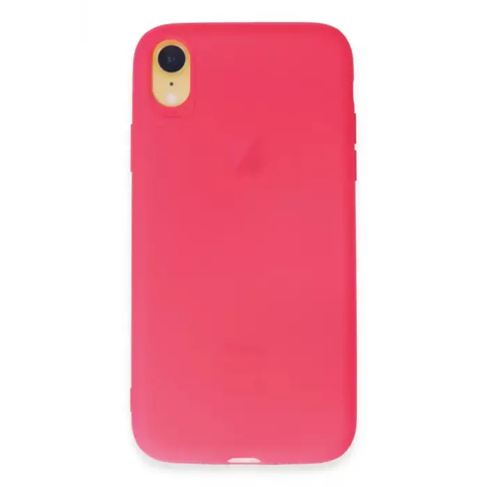 Newface Apple iPhone XR Kılıf First Silikon - Pembe