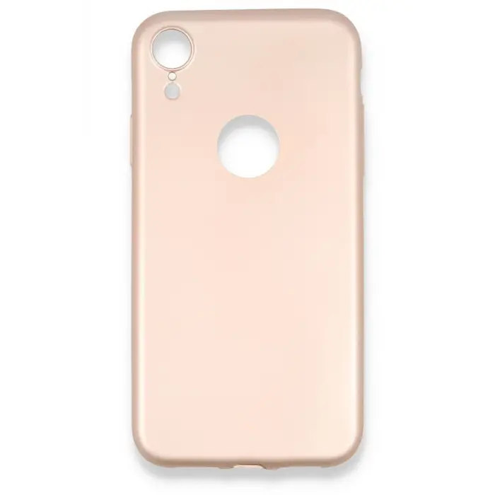 Newface iPhone XR Kılıf First Silikon - Rose Gold