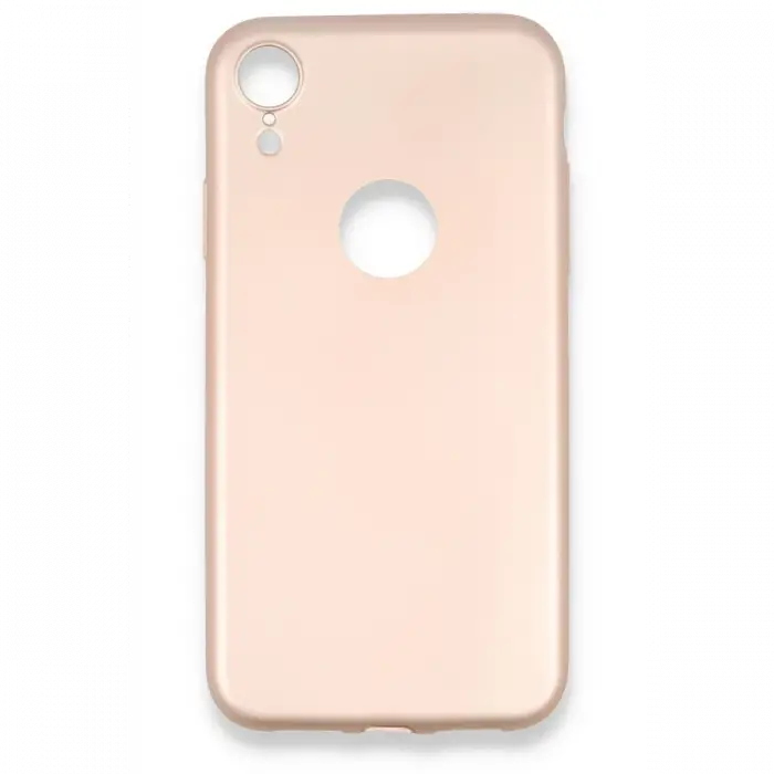 Newface iPhone XR Kılıf First Silikon - Rose Gold