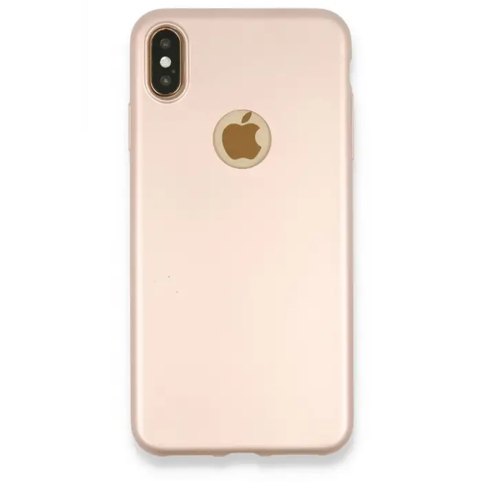 Newface iPhone XS Max Kılıf First Silikon - Rose Gold