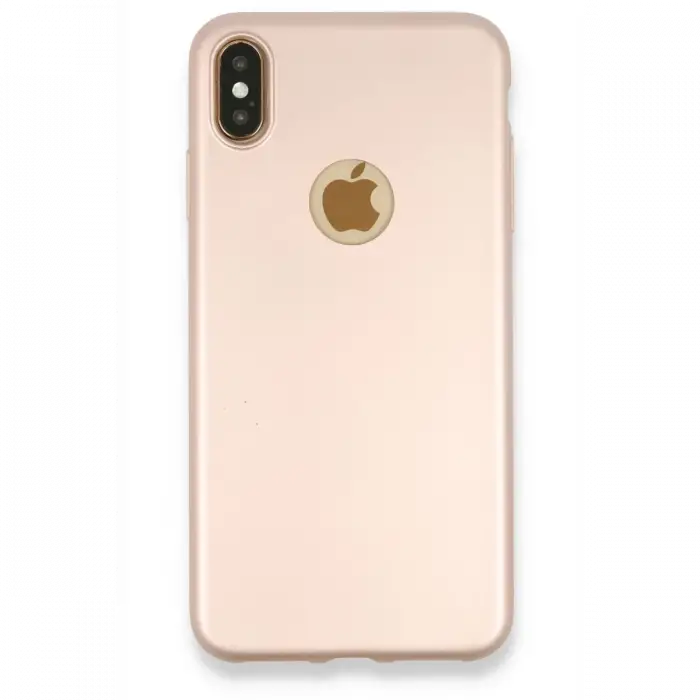 Newface iPhone XS Max Kılıf First Silikon - Rose Gold