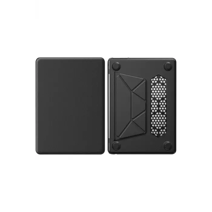 Newface Apple Macbook Air 15 2024 Macbook Deri Kapak - Siyah